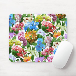 Tropische Blumenorchideen Mousepad