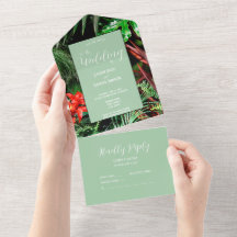 Tropische Blüte, Erdfarben, modern, Hochzeit