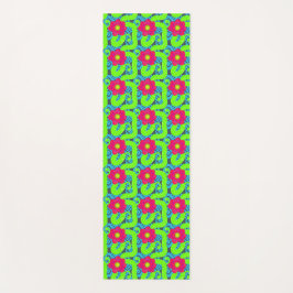Tropische Blütendruckerei Yoga Mat Yogamatte