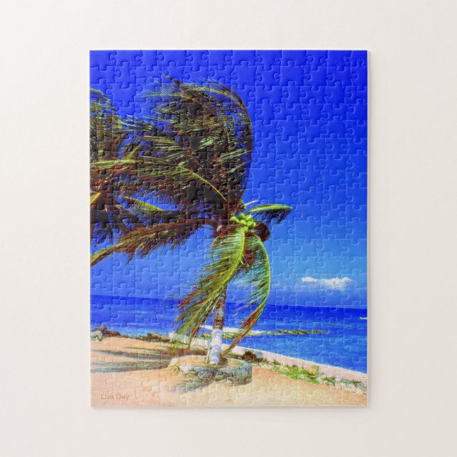 'Tropische Breeze' Jigsaw-Puzzle (Vertikal)