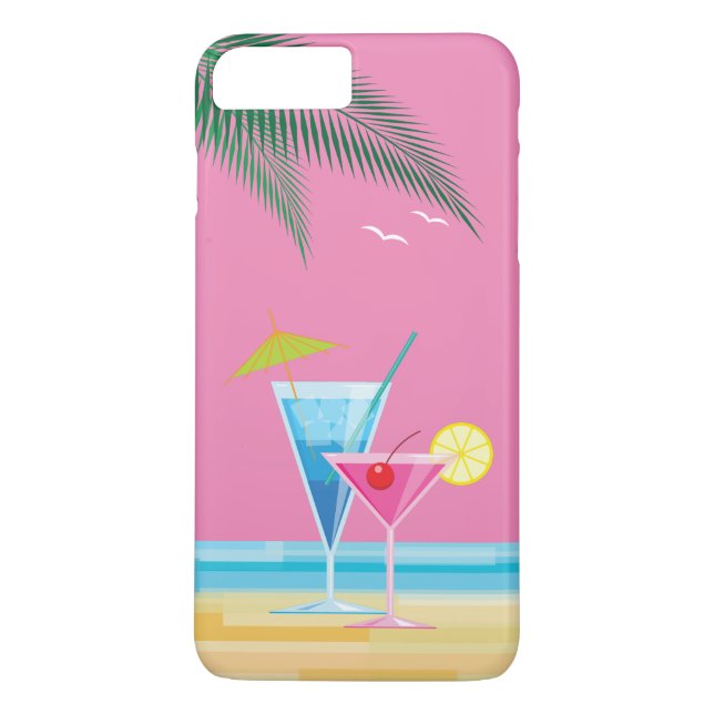 Tropische Cocktails iPhone 7 Plus Fall Case-Mate iPhone Hülle (Rückseite)