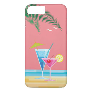 Tropische Cocktails iPhone 7 Plus Fall - Korallen Case-Mate iPhone Hülle