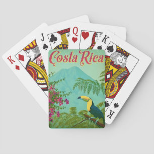 Tropische Costa Rica Spielkarten