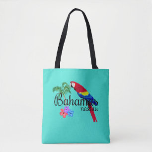 Tropische Destination Nassau Bahamas Tasche