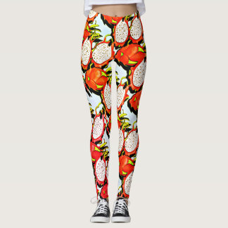 tropische Drachenfrucht Leggings