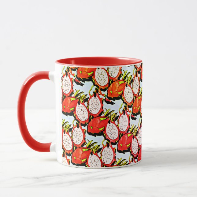 tropische Drachenfrucht Tasse (Links)