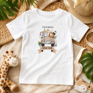 Tropische Dschungel-Safari-Tiere-Party Kleinkind T-shirt