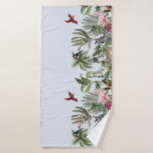 Tropische Dschungel-Wildlife-Strand- & Badetuch