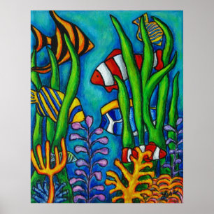 Tropische Edelsteine von Lisa Lorenz Poster