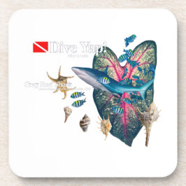 Tropische Einladung Getränkeuntersetzer