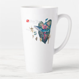 Tropische Einladung Milchtasse