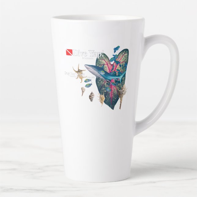 Tropische Einladung Milchtasse (Rechts)