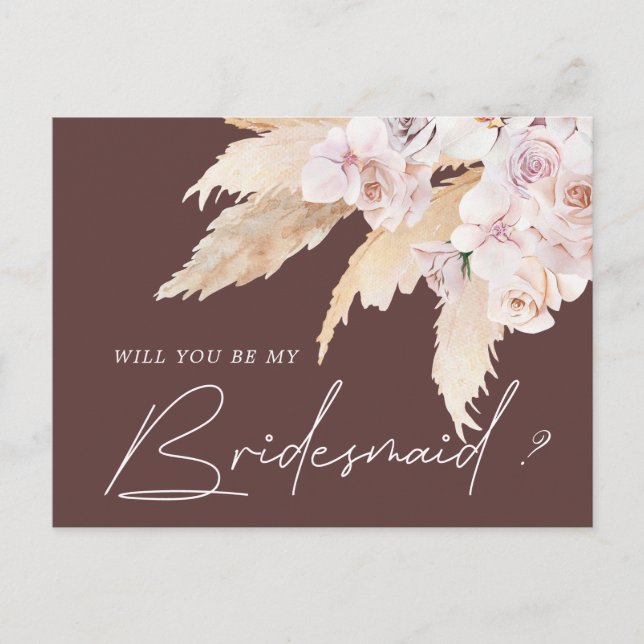 Tropische elegante Blumenüberdacht Einladung Postkarte (Vorderseite)