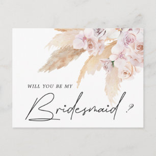 Tropische elegante Blumenüberdacht Einladung Postkarte