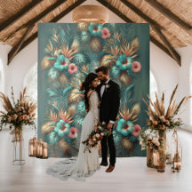 Tropische Eleganz Hochzeitskulisse