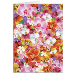 Tropische exotische Blumen drucken Blumenentwurf