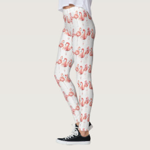 Tropische   Familie der Flamingos Leggings