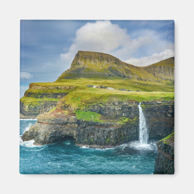 Tropische Färöer Archipel Landschaftliche Insel Magnet (Vorne)
