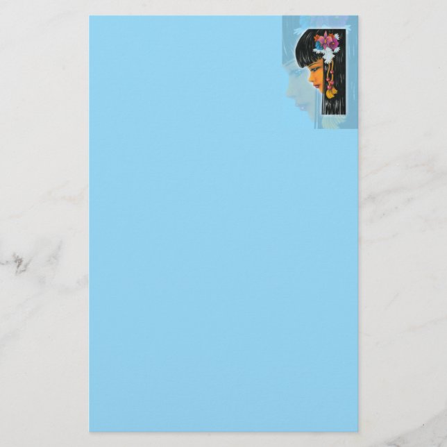 Tropische Fee Briefpapier (Vorderseite)