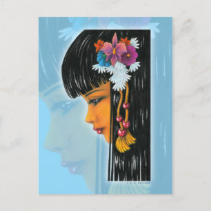 Tropische Fee Postkarte