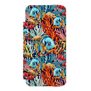 Tropische Fisch Bunte Sommer Stimmung Incipio Watson™ iPhone 5 Geldbörsen Hülle