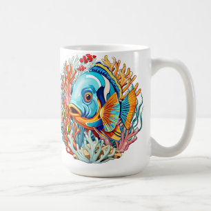 Tropische Fisch Bunte Sommer Stimmung Kaffeetasse