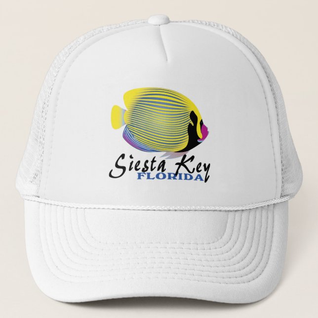 Tropische Fische der Siesta Key Florida Truckerkappe (Vorderseite)