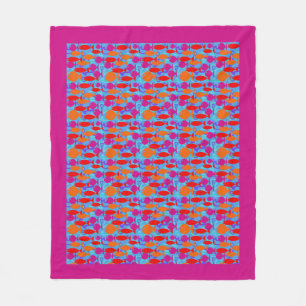 Tropische Fische - Fleece Blanket - Mittel