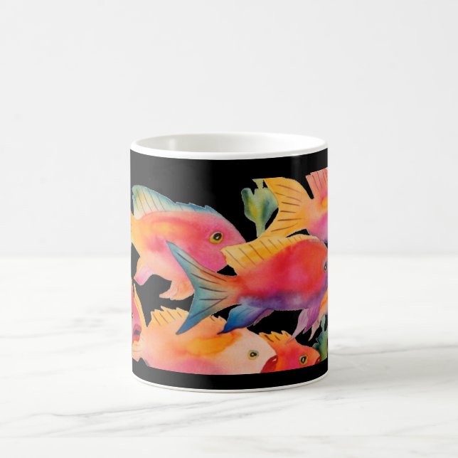 Tropische Fische Kaffeetasse (Mittel)