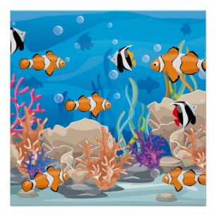 Tropische Fische Poster