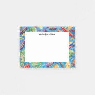Tropische Fische Wasserfarben Personalisiert Post-it Klebezettel