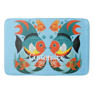 Tropische Fischsorte Thunder_Cove Badematte