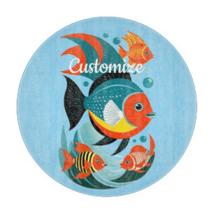 Tropische Fischsorte Thunder_Cove Schneidebrett