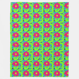 Tropische Fleece für Blumendruck