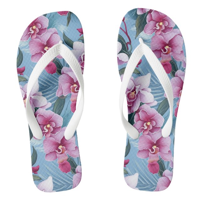 Tropische Flip Flops (Fußbett)