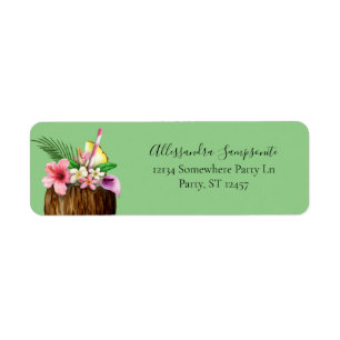 Tropische Floral- und Coconut Green Return Addons