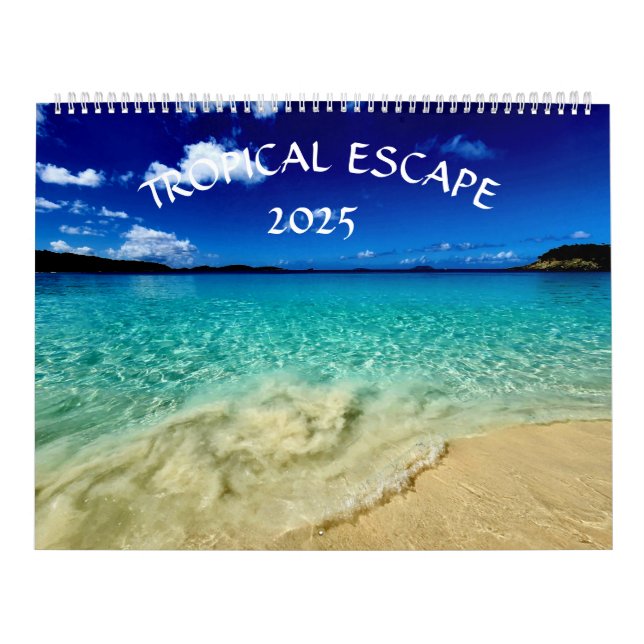 Tropische Flucht - Kalender 2025 (Titelbild)
