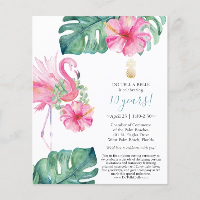 Tropische Flyer (Vorne)