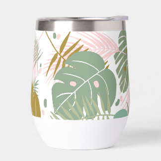 Tropische Folien - Muster aus Monstera und Palmblä