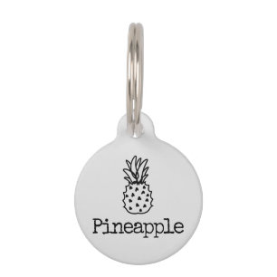 Tropische Frucht Ananas Haustiermarke