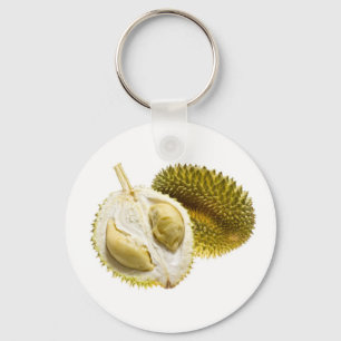 Tropische Frucht - Durian Schlüsselanhänger