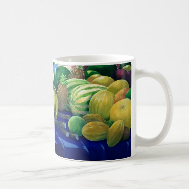 Tropische Frucht Kaffeetasse (Rechts)