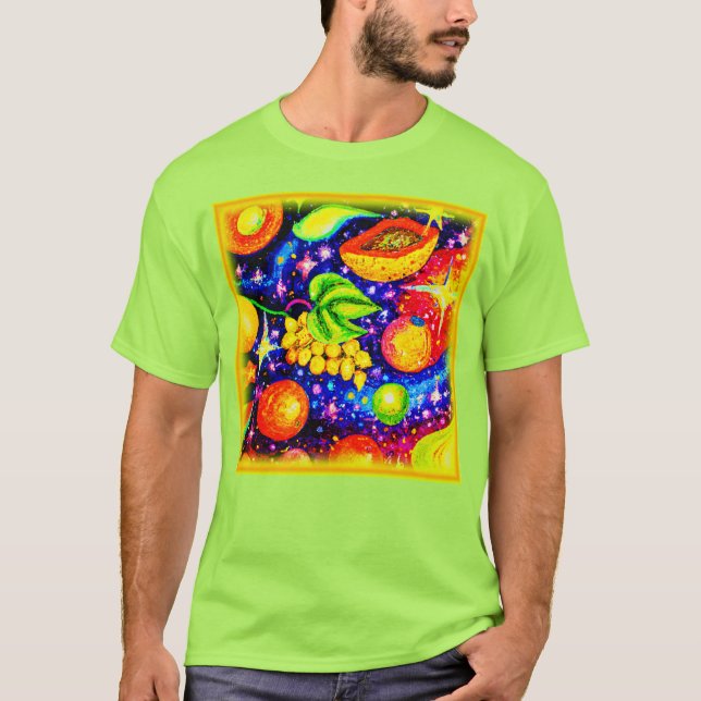Tropische Früchte im Himmel. Jetzt kaufen T-Shirt (Vorderseite)