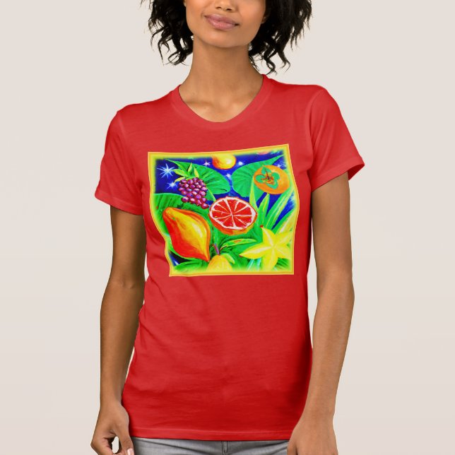 Tropische Früchte im Himmel. Jetzt kaufen T-Shirt (Vorderseite)