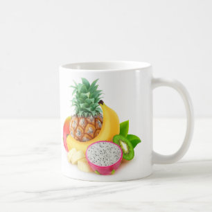 Tropische Früchte Kaffeetasse