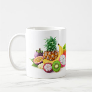 Tropische Früchte Kaffeetasse