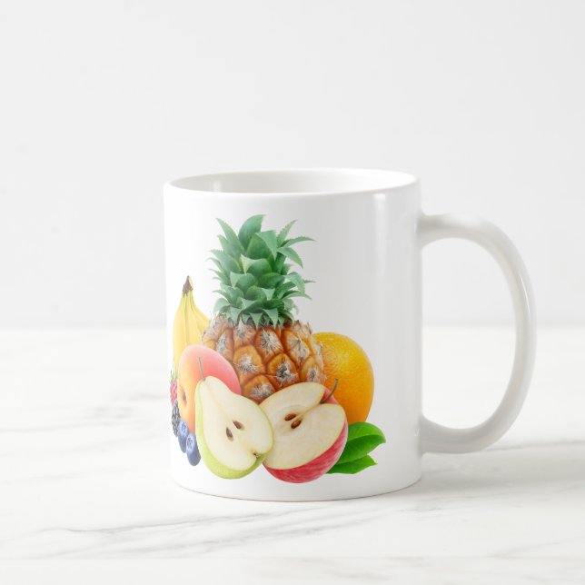 Tropische Früchte Kaffeetasse (Rechts)
