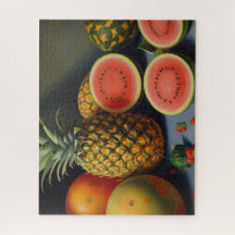 Tropische Früchte Malerei