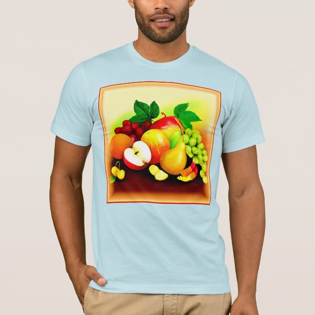 Tropische Früchte Malerei. Jetzt kaufen T-Shirt (Vorderseite)