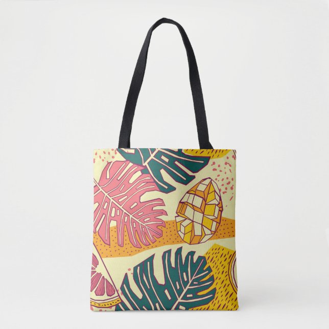 Tropische Früchte, Muster Tasche (Vorderseite)
